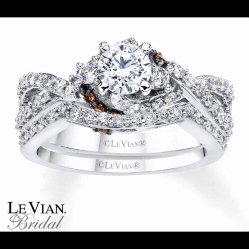 Appraised Levian Wedding Ring Set